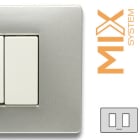 MASTER - MIX PLACCA 2 POSTI ALUMINIUM 21MX263-2