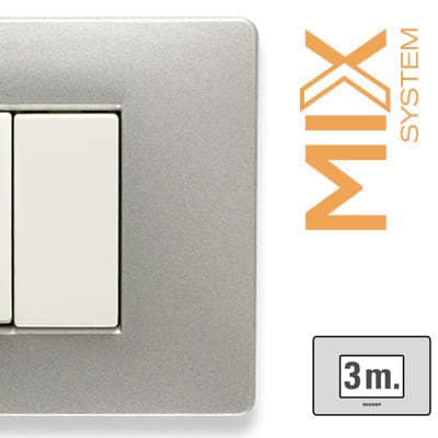 MASTER - MIX PLACCA 3 POSTI ALUMINIUM 21MX263