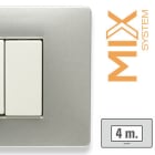 MASTER - MIX PLACCA 4 POSTI ALUMINIUM 21MX264