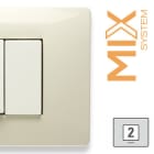 MASTER - MIX PLACCA 2 POSTI BIANCO SAFARI 21MX282