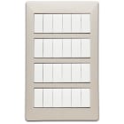 MASTER - MIX PLACCA 24 POSTI BIANCO SAFARI 21MX2824