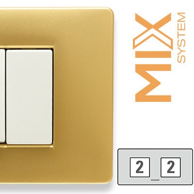 MASTER - MIX PLACCA 2+2 POSTI STAR DUST 21MX322-2