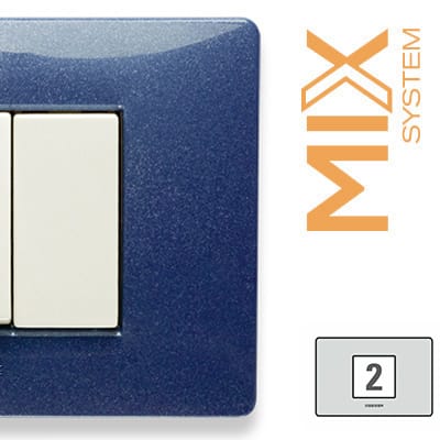 MASTER - MIX PLACCA 2 P. CENTRALI BLU VEGA 21MX353-C