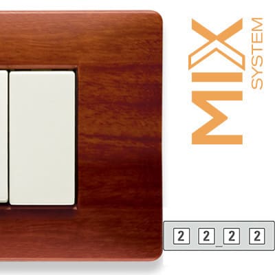 MASTER - MIX PLACCA 2+2+2+2 POSTI ESSENZA CHERRY 21MX412-4