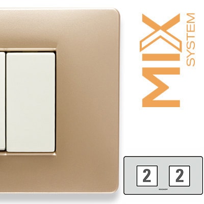 MASTER - MIX PLACCA 2+2 POSTI SAHARA 21MX542-2