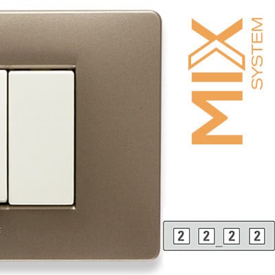 MASTER - MIX PLACCA 2+2+2+2 POSTI VULCANO 21MX552-4