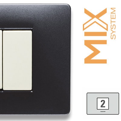 MASTER - MIX PLACCA 2P. CENTR 3M. ANTHRACITE GREY 21MX593-C