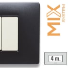 MASTER - MIX PLACCA 4 POSTI ANTHRACITE GREY 21MX594