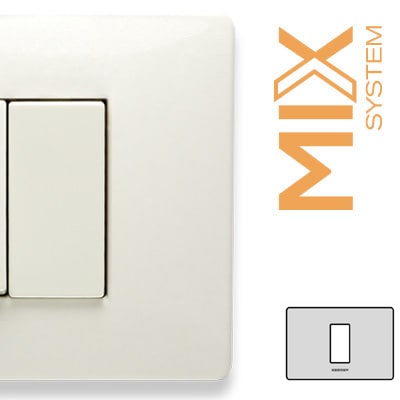MASTER - MIX PLACCA 1P. CENTRAL 3M. BIANCO MATT 21MX803-1C