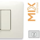 MASTER - MIX PLACCA 2P. CENTRAL 3M. BIANCO MATT 21MX803-C