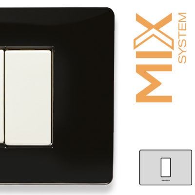 MASTER - MIX PLACCA 1P. CENTRAL 3M. NERO MATT 21MX813-1C