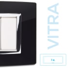 MASTER - PLACCA VETRO NERO 7P. VITRA 22VBS207