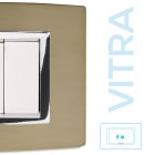 MASTER - PLACCA OTTONE SPAZZOLATO 4P. VITRA