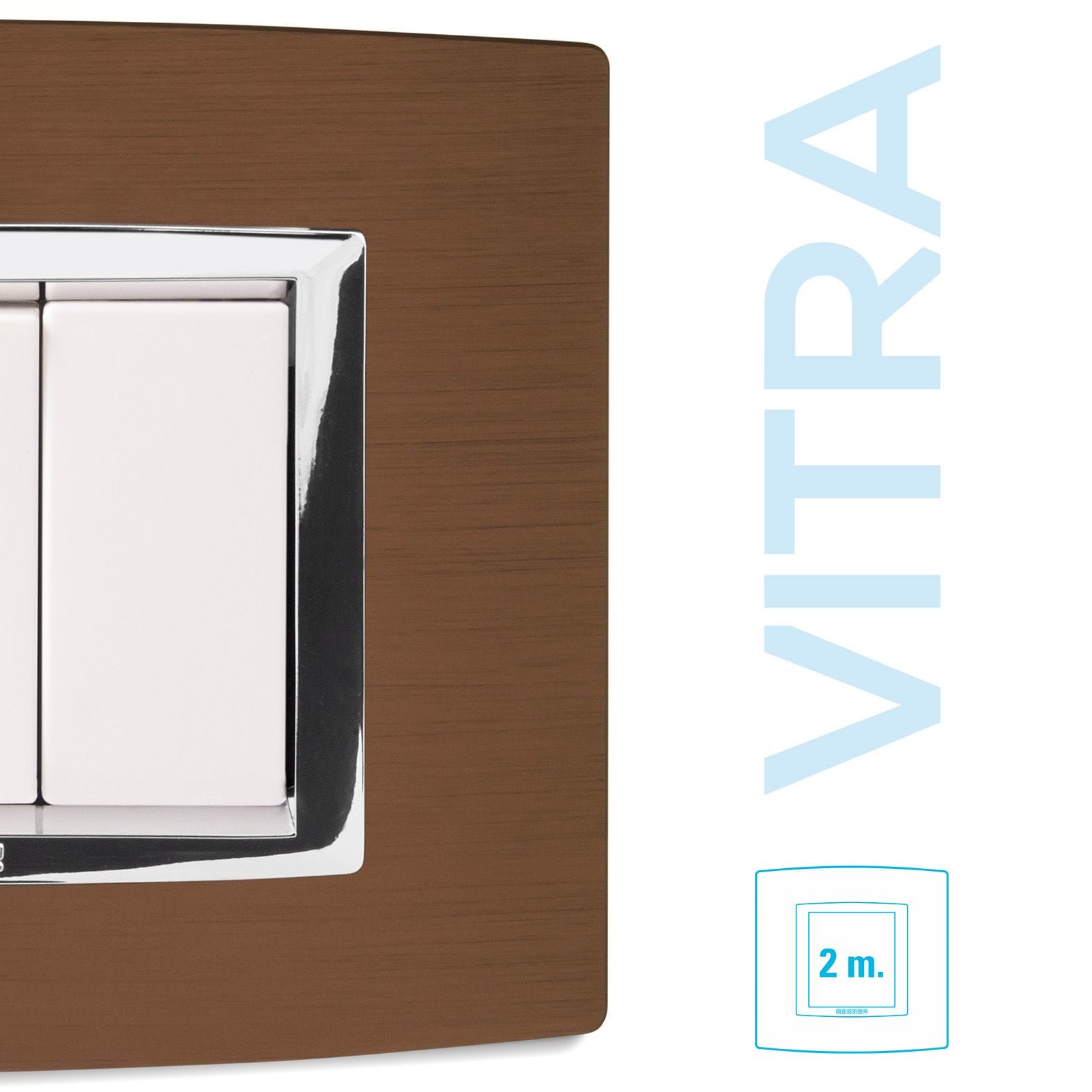 MASTER - PLACCA RAME OPACO 2P. VITRABS