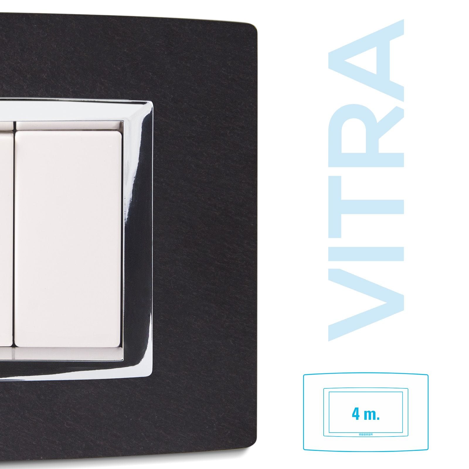 MASTER - PLACCA VITRA PIETRA ARDESIA 4 POSTI