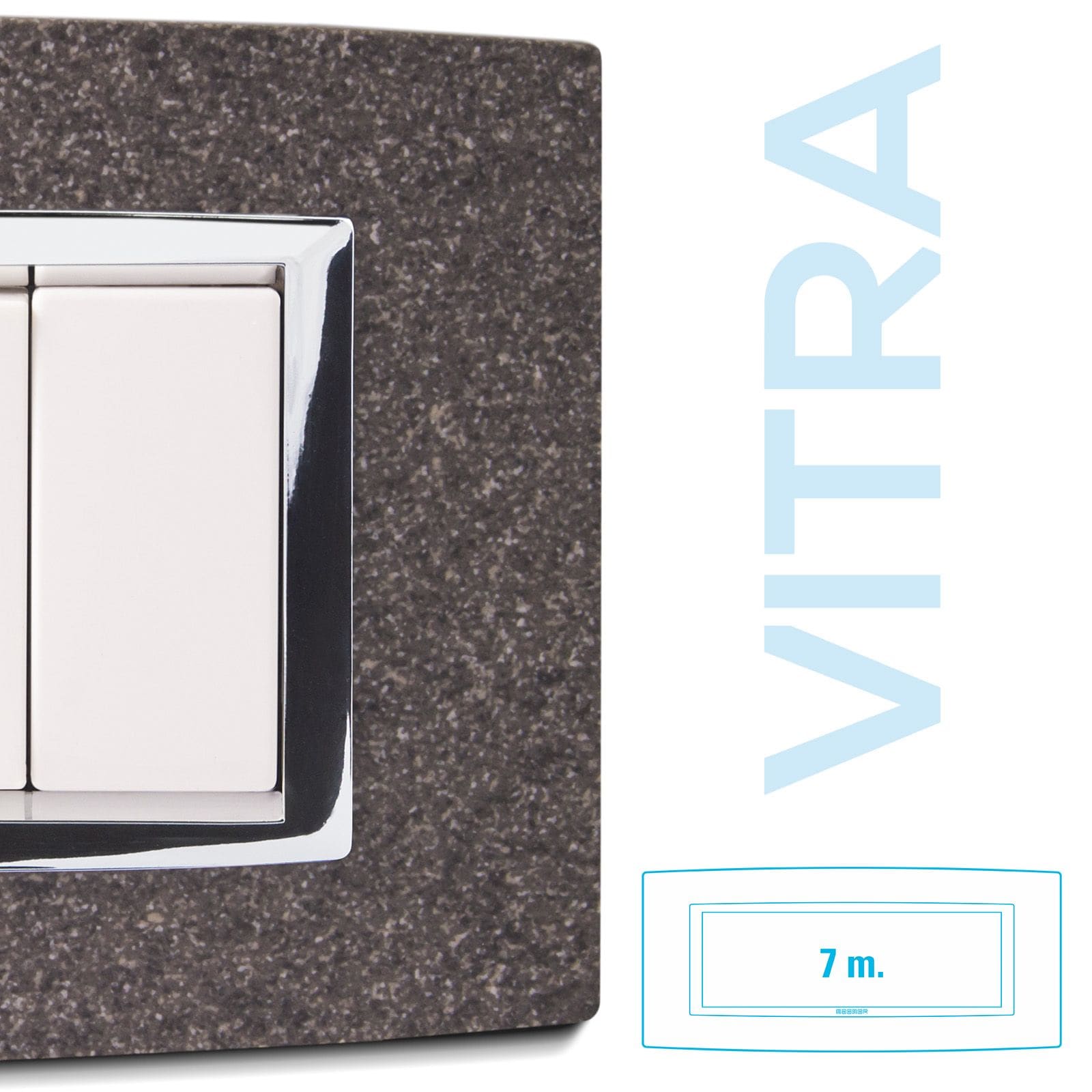 MASTER - PLACCA VITRA GRANITO GRIGIO 7 P 22VBS927