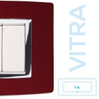 MASTER - PLACCA VITRA PELLE ROSSO RUBINO 7 P 22VBS957