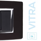 MASTER - PLACCA VITRA PELLE TESTA DI MORO 3 P 22VBS973