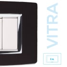 MASTER - PLACCA VITRA PELLE TESTA DI MORO 4 P 22VBS974