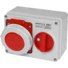 MASTER - PR.INT.OR.3P+T 32A 380V 3H ROSSA IP67 C/ 23PIO3333