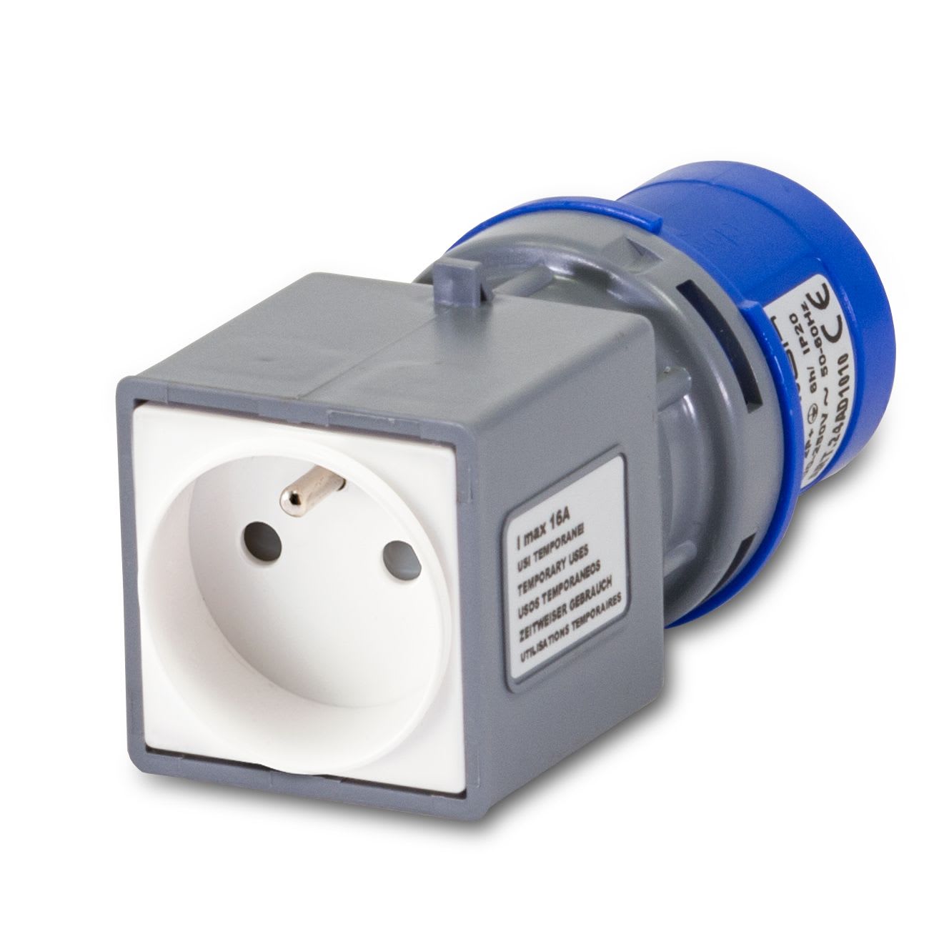 MASTER - AD.IND.SP.CEE 230V +PR.FRA.16A 2P+T IP20 24AD1010