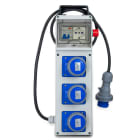 MASTER - Q.ASC 3PR.2P+T 16A230V PR. P40+EMER IP67 24ASC1030-PE