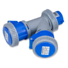 MASTER - MOLTIPL.2 USC.2P+T 16A 230V IP66-IP67 24MP2210