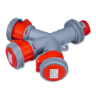 MASTER - MOLTIPL.3 USCITE 3P+T 16A 380V IP67 24MP3313