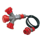 MASTER - MOLTIPL.3 USCITE 3P+T 32A 380V IP67 C/CA