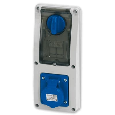 MASTER - PR.INT.2P+T 16A 230V 6H BLU IP44