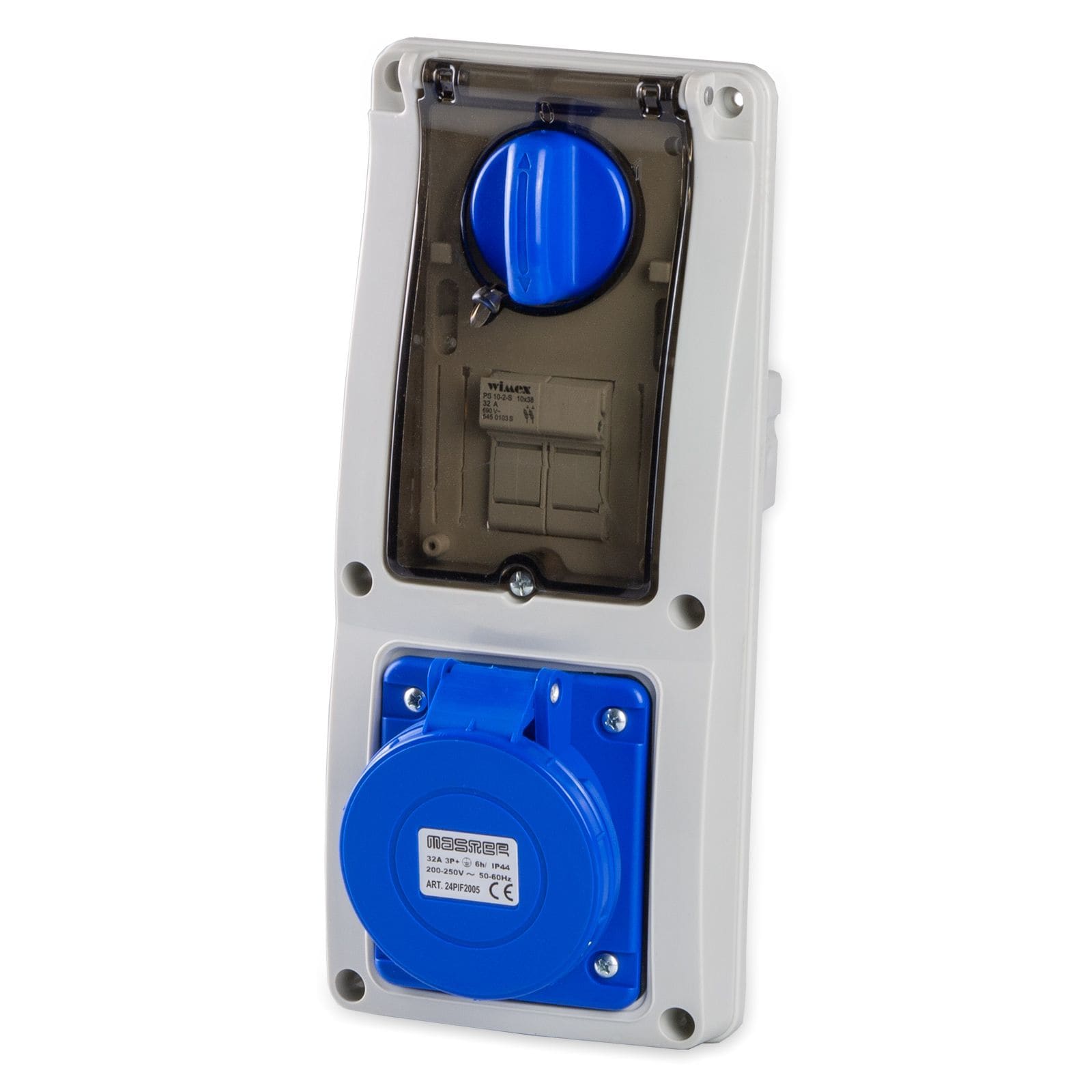MASTER - PR.INT.3P+T 32A 230V 9H BLU IP44