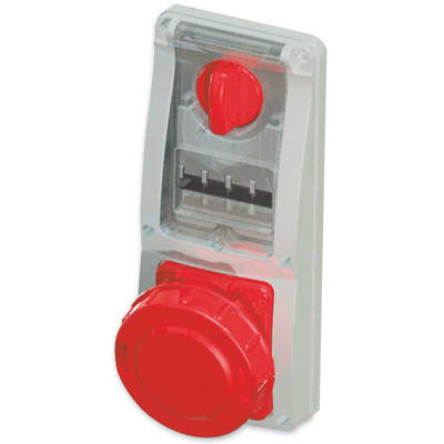 MASTER - PR.INT.MAG.3P+T 63A 380V 6H ROSSA IP67 24PIM6330