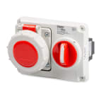 MASTER - PR.INT.OR.3P+N+T 16A 380V 6H ROSSA IP67 24PIO3302