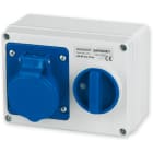 MASTER - PR.INT.OR.2P+T 16A 230V6H BLU IP44 C/S 24PIO5001