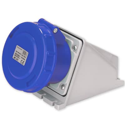 MASTER - PR.PARETE 3P+T 32A 240V 9H BLU IP67 24PP2204