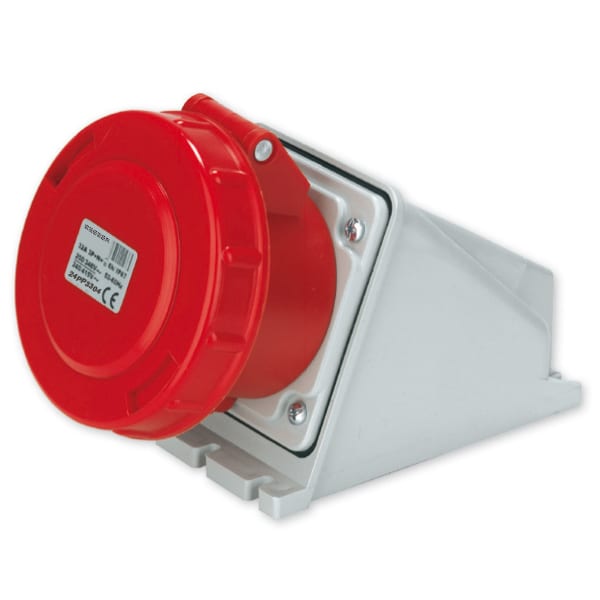MASTER - PR.PARETE 3P+N+T 32A 380V 6H ROSSA IP67 24PP3304
