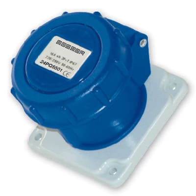 MASTER - PR.QUA.2P+T 16A 240V 6H BLU IP67 24PQ5501