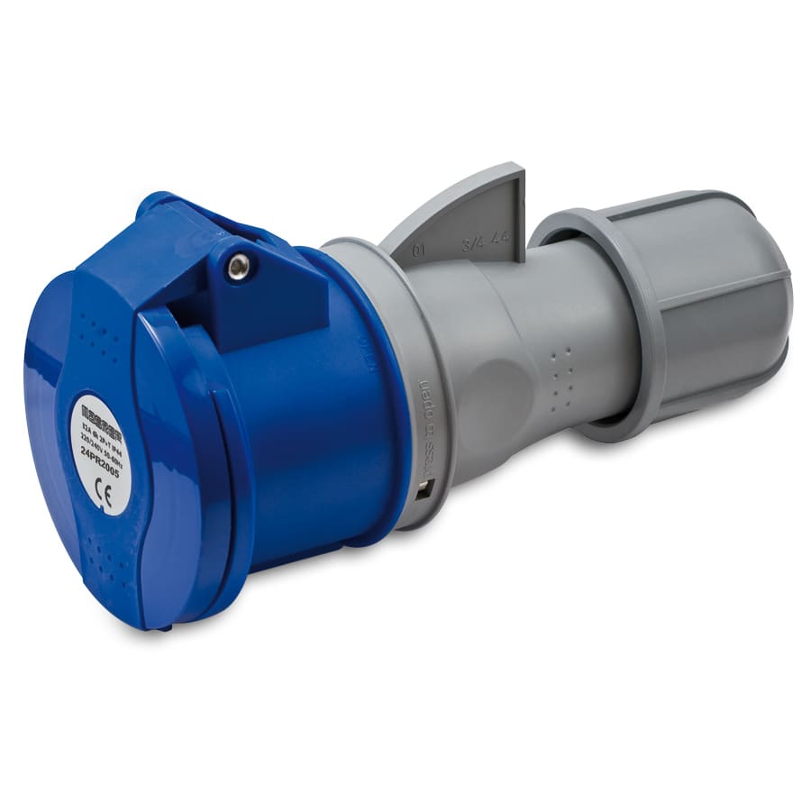 MASTER - PR.3P+T 32A 240V 9H BLU IP44 24PR2005