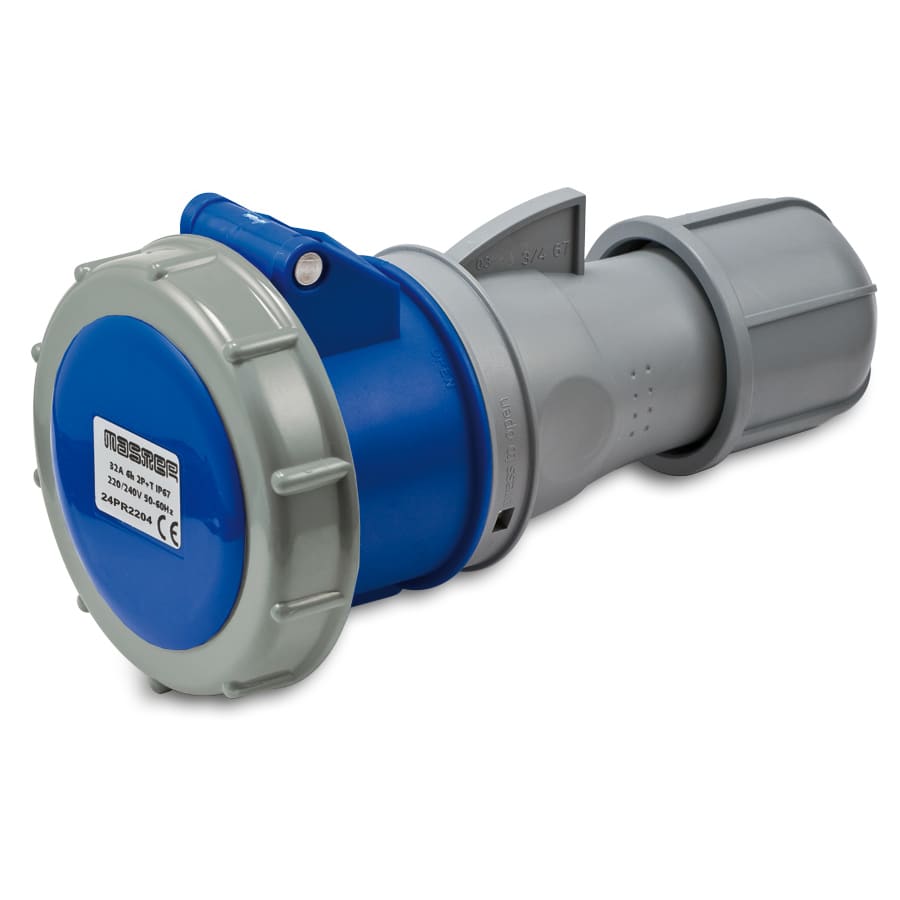 MASTER - PR.2P+T 32A 230V 6H BLU IP67 24PR2204