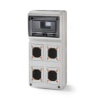 MASTER - SCAT.ESTERNA 4 PRESE INCASSO 8 MODULI 24S5008