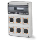 MASTER - SCAT.ESTERNA 6 PRESE INCASSO 13 MODULI 24S5009