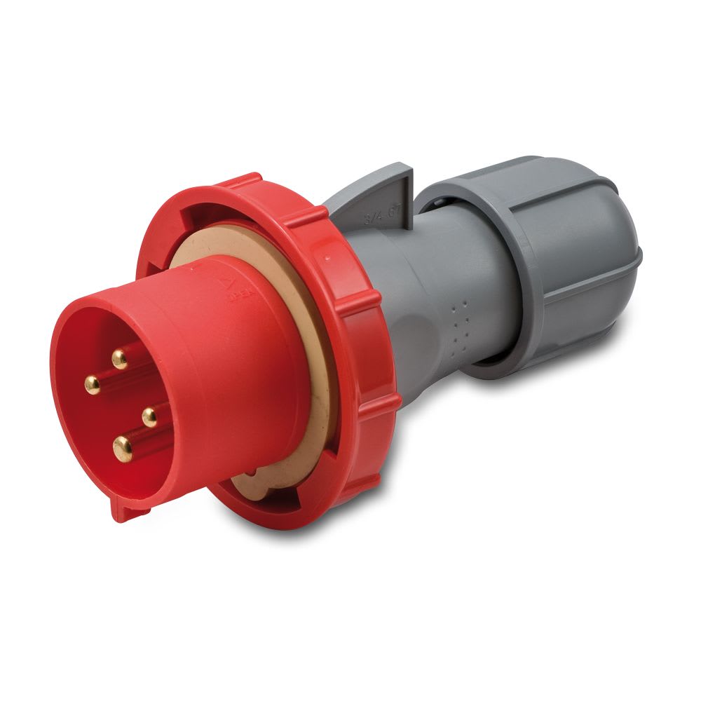 MASTER - SP.3P+T 32A 380V 6H ROSSA IP67 24SP3303