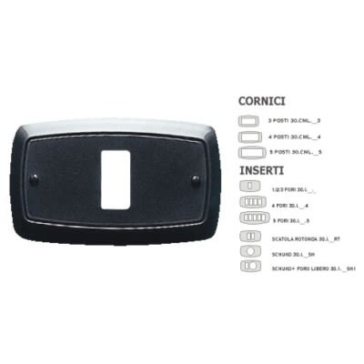 MASTER - INS.PALLADIO 3 FORI GRIGIO ANTRACITE 30I383