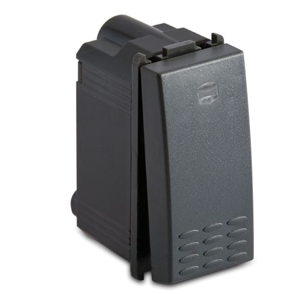 MASTER - MODO PULSANTE SILENZIOSO 1P ILLUM GRIGIO