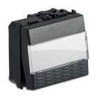 MASTER - MODO PULSANTE PORTANOME 1P 16A GRIGIO 31040