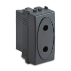 MASTER - MODO PRESA 2P 10A 250V F.DIA.4.8 GRIGIO 31182