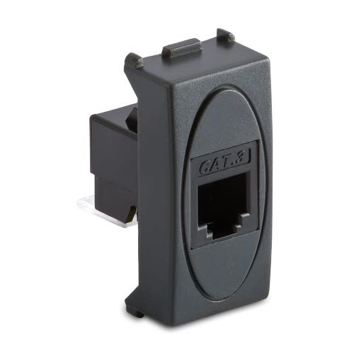 MASTER - MODO PRESA RJ12 1 PLUG 6-6 GRIGIO 31216