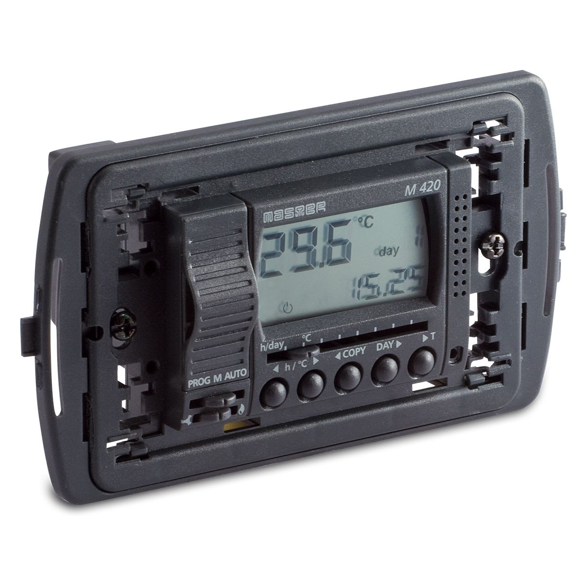 MASTER - MODO CRONOTERMOSTATO INCASSO 3MOD.GRIGIO 31420