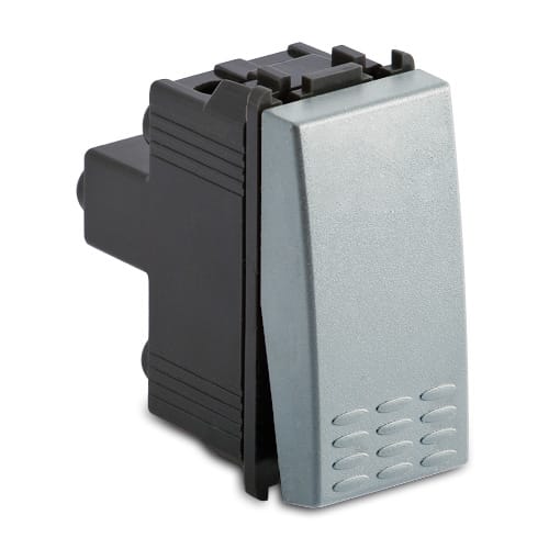 MASTER - STEEL PULSANTE 1P 16A 33005