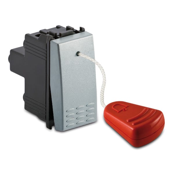 MASTER - STEEL PULSANTE TIRANTE 1P 16A 33030